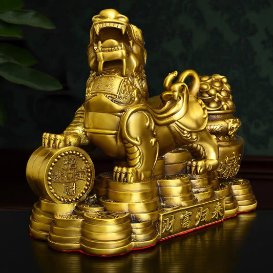 Auspicious Pixiu (with ritual implements included)